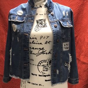 Zara Girls casual collection denim jacket 😀Size 8